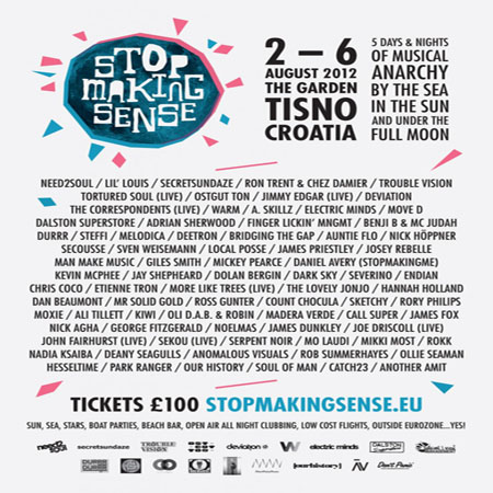Stop Making Sense Festival 2012