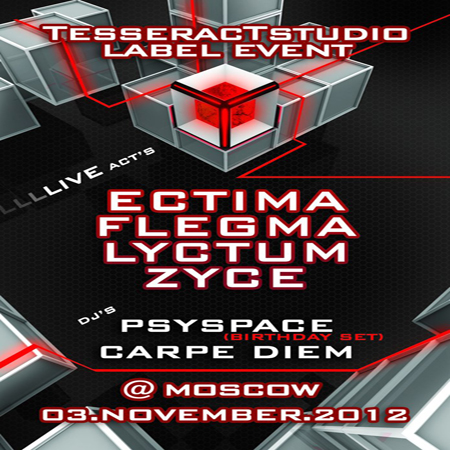 Tesseractstudio Label Event в Pravda, 3-е ноября 2012
