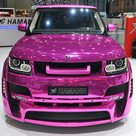 Яркий Range Rover Mystere был представлен в Женеве