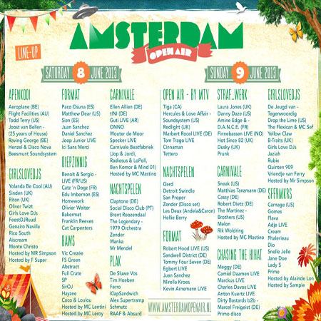 Amsterdam Open Air 2013