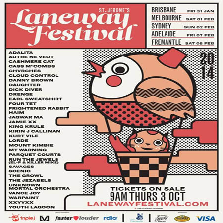 St Jerome's Laneway Festival 2014