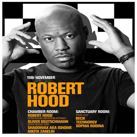 Robert Hood выступит в Monasterio, 15.11.13